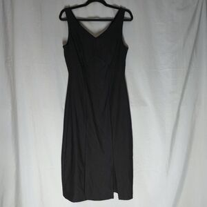 Ricki's Ladies Sleeveless V Neck Black Zipper Back Dress Size 6